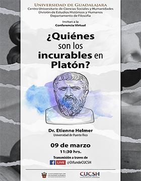  Conferencia virtual: ¿Quiénes son los incurables en Platón?