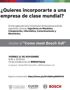 Reclutamiento de Bosch para Egresados UDG