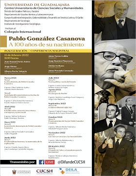 Coloquio Internacional: Pablo González Casanova. A 100 años de su nacimiento