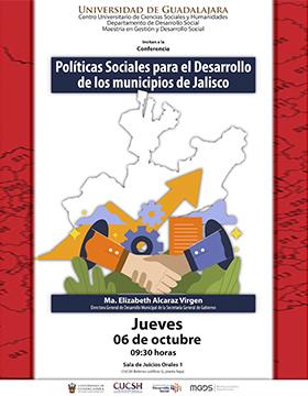 Conferencia: Políticas sociales para el desarrollo de los municipios de Jalisco