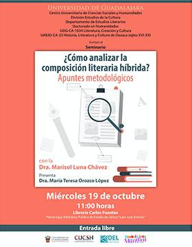 Seminario: ¿Cómo analizar la composición literaria híbrida? Apuntes metodológicos