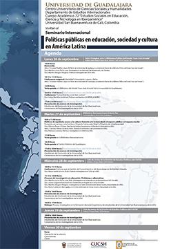 Seminario Internacional Políticas públicas en educación, sociedad y cultura en América Latina