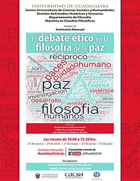 Seminario Mensual: El debate ético en la filosofía de la paz