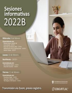 Sesiones informativas 2022B de UDGVirtual.