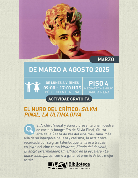 Cartel del El muro del crítico: Silvia Pinal, la última diva