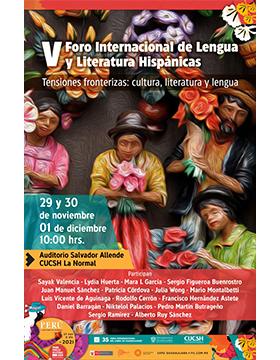 V Foro Internacional de Lengua y Literatura Hispánicas “Tensiones fronterizas: Cultura, literatura y lengua”
