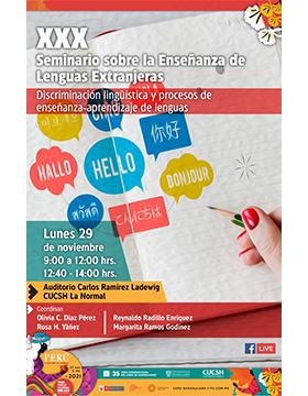 XXX Seminario sobre la Enseñanza de Lenguas Extranjeras. “Discriminación lingüística y procesos de enseñanza-aprendizaje de lenguas”