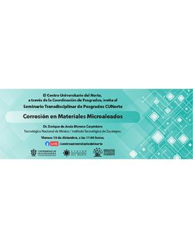 Conferencia "Corrosión en Materiales Microaleados"