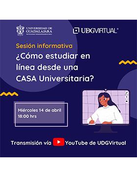 Charla: "¿Cómo estudiar en línea desde una CASA Universitaria?"