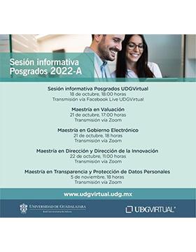 Sesión informativa Posgrados UDGVirtual 2022-A