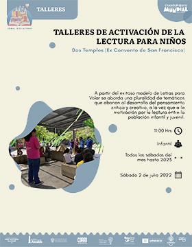 Talleres de activación de la lectura para niños