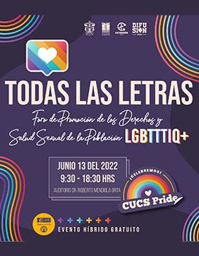 Todas las Letras, Foro de Promoción de los Derechos y Salud Sexual de la Población LGBTTTIQ+