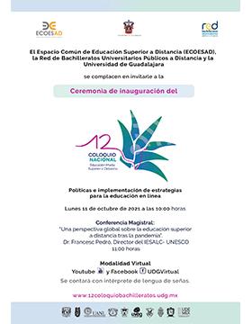 12º Coloquio Nacional de Educación Media Superior a Distancia