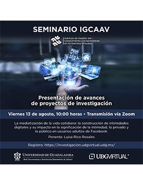 Presentación de avances de proyectos de investigación