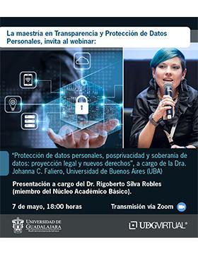 Webinar: Protección de datos personales, posprivacidad y soberanía de datos: proyección legal y nuevos derechos