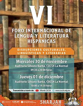 VI Foro Internacional de Lengua y Literatura Hispánicas