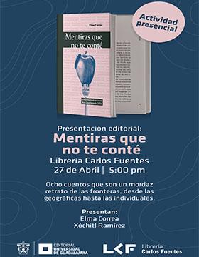 Visita de Elma Correa, autora de "Mentiras que no te conté", obra ganadora del XX Concurso Nacional de Cuento Juan José Arreola