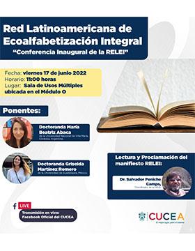 Webinar: Red Latinoamericana de Ecoalfabetización Integral: "Conferencia Inaugural de la RELEI"