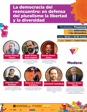 Panel: La democracia del reencuentro: en defensa del pluralismo la libertad y la diversidad