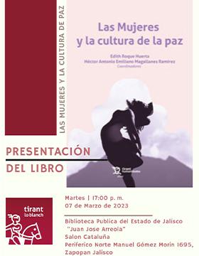 Presentación del libro: Las mujeres y la cultura de paz en la Biblioteca Pública del Estado de Jalisco