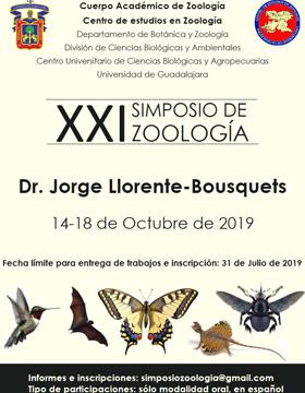   Cartel para promocionar el Simposio de Zoología