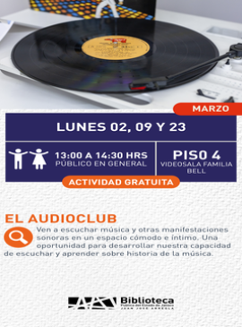 Cartel de El audioclub