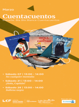 Cartel de Cuentacuentos: ¡Hola, Capitán!