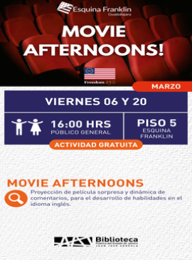 Cartel de Movie afternoons