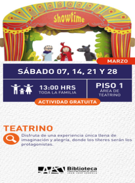 Cartel de Teatrino