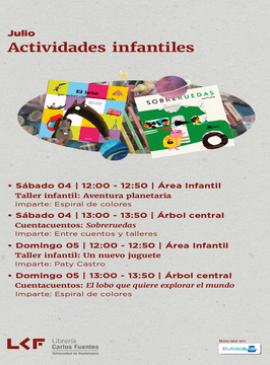 Cartel de Taller infantil: Aventura planetaria