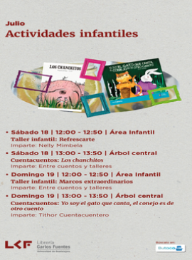 Cartel de Taller infantil: Marcos extraordinarios