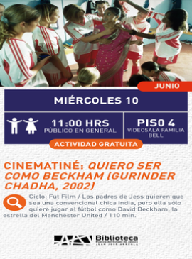 Cartel del Cinematiné: Quiero ser como Beckham
