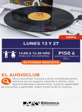Cartel de El audioclub