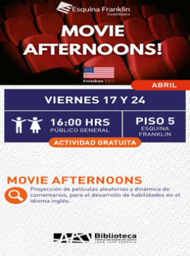Cartel de Movie afternoons