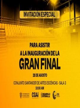Cartel de Inauguración de la gran final de esports