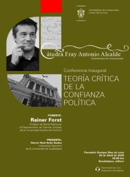 Cartel de Conferencia inaugural: Teoría crítica de la confianza política