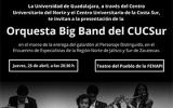 Cartel de la Presentación de la Orquesta Big Band del CUCSur