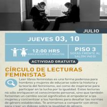 Cartel de Círculo de lecturas feministas