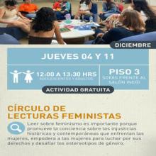 Cartel de Círculo de lecturas feministas Cartel de Círculo de lecturas feministas