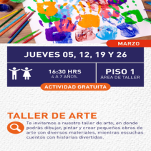 Cartel del Taller de arte