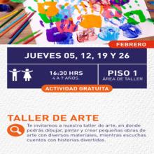 Cartel del Taller de arte