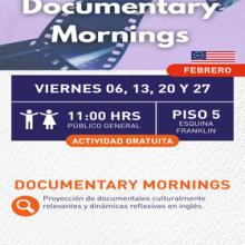 Cartel de Documentary Mornings
