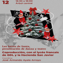Cartel de Les lutins de Santa, presentación de danza y teatro