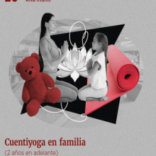 Cartel de Cuentiyoga en familia (2 años en adelante)