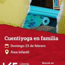 Cartel de Cuentiyoga en familia (2 años en adelante)