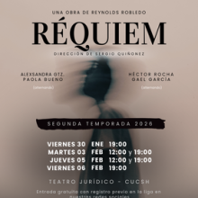 Cartel de Obra de teatro: Réquiem