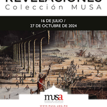 Cartel de la Exposición: Revelaciones. Colección MUSA