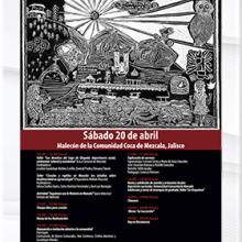 Cartel de la Feria Universidad Comunitaria Mexcala. Jornada por una educación autónoma y popular