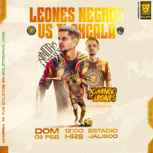 Cartel de Leones Negros vs Tlaxcala