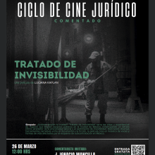 Cartel de la Proyección de la película: Tratado de invisibilidad